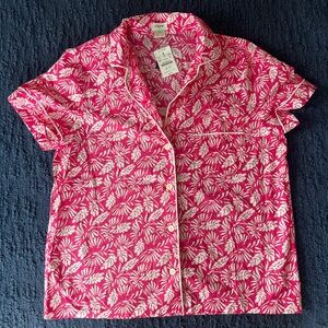Jcrew pink pajama set
